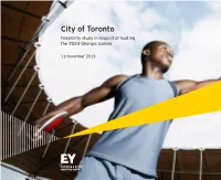 Feasibility Study in Respect of Hosting the 2024 Olympic Games