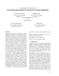Protecting Smart Phones by Means of Execution Replication
