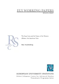 Robert Schuman Centre for Advanced Studies Transatlantic Programme Series