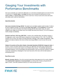 Gauging Your Investments with Performance Benchmarks