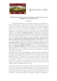 Working Document for the Creation of a Doctorate in Archaeoastronomy and Astrophysics in the UNSAAC of Cusco