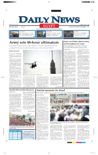 Army Sets 48-Hour Ultimatum