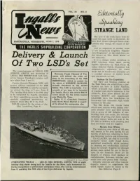 Delivery & Launch of Two Lsds
