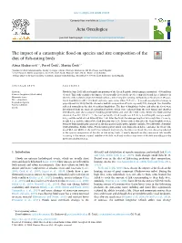 The Impact of a Catastrophic Flood on Species and Size Composition of The