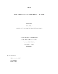 THESIS NOISE CHARACTERIZATION and EXPOSURE at a SKI RESORT Submitted by Audra Radman Department of Environmental and Radiologica