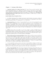 Chapter 5 – Customs of the Service