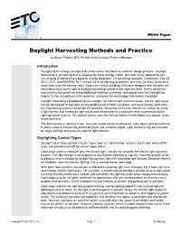 Daylight Harvesting Methods and Practice by Bryan Palmer, ETC Architectural Controls Product Manager