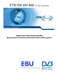 En 300 468 V1.14.1 (2014-05)