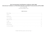 Program of ACP/IPOC 2020 Can Be Downloaded Now