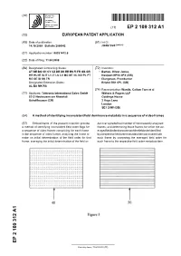 A Method of Identifying Inconsistent Field Dominance Metadata in a Sequence of Video Frames