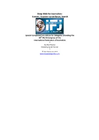 Deep Web for Journalists: Comms, Counter-Surveillance, Search