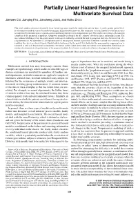 Partially Linear Hazard Regression for Multivariate Survival Data