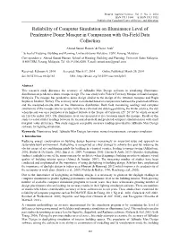 Reliability of Computer Simulation on Illuminance Level of Pendentive Dome Mosque in Comparison with On-Field Data Collection