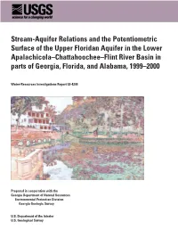 Stream-Aquifer Relations and The