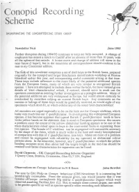 Conopid Recording Scheme Newsletter 6