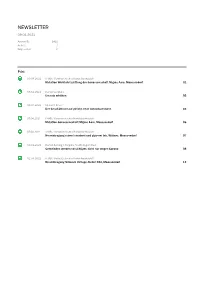 Newsletter 09.04.2021