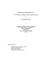 Self-Distancing and Human Reflection: Overcoming Bias in Judgment And