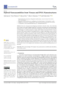 Hybrid Nanoassemblies from Viruses and DNA Nanostructures