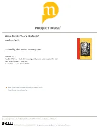 Would Trotsky Wear a Bluetooth? Josephson, Paul R