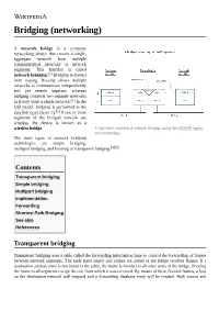 Bridging (Networking)