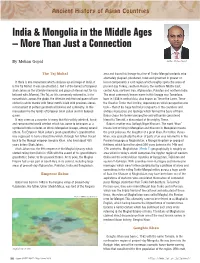 India & Mongolia in the Middle Ages – More Than Just a Connection