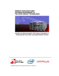 Migrating to Oracle Solaris with Oracle Database 11G on Intel Xeon