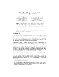 Mixin-Based Programming in C++1