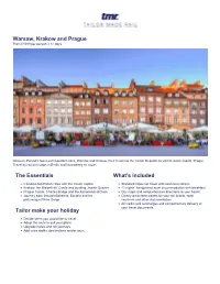 Warsaw, Krakow and Prague from £1099 Per Person // 12 Days