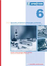 Clamping Tools for Toolmaking and Control
