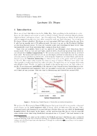 Lecture 15: Stars