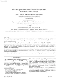 The Active Space Debris Removal Mission Removedebris. Part 1: from Concept to Launch