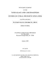 Citral (Microencapsulated)
