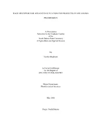 Rage (Receptor for Advanced Glycation End Products) in Melanoma