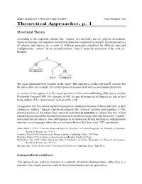 Theoretical Approaches, P