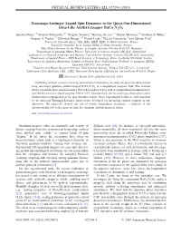 Tomonaga-Luttinger Liquid Spin Dynamics in the Quasi-One-Dimensional Ising-Like Antiferromagnet Baco2v2o8