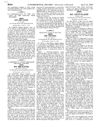 Extensions of Remarks E694 HON. ERIC CANTOR