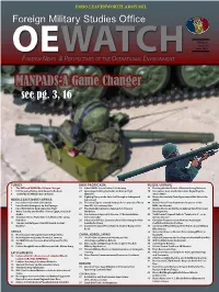 MANPADS-A Game Changer See Pg