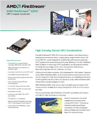 AMD Firestream™ 9350 GPU Compute Accelerator