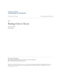 Binding Ochre to Theory Simone E