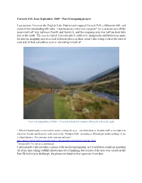 Carrock Fell, June-September 2009 – Part II Mapping Project