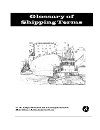 Glossary of Shipping Terms