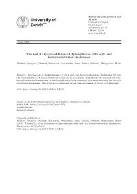 Thermal [2+2]-Cycloadditions of Diphenylketene with Aryl- and Hetaryl-Substituted Thioketones