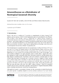 Amaranthaceae As a Bioindicator of Neotropical Savannah Diversity
