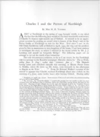 Charles I and the Perrots of Northleigh