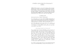 Concepts Associated with the Equality Symbol1