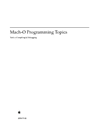 Mach-O Programming Topics