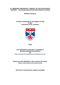 Matthew Simpson Phd Thesis