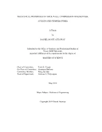 Mechanical Properties of Thick Wall, Compression Molded Peek