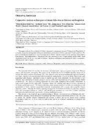 ORIGINAL ARTICLES Comparative Analysis