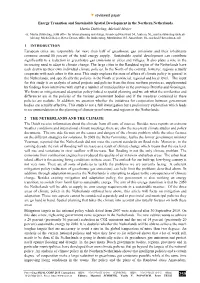 Reviewed Paper Energy Transition and Sustainable Spatial Development